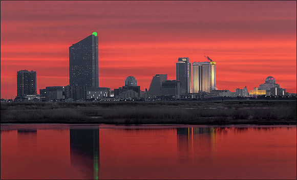 Red Sky at Night , Gamblers Delight AC Skyline